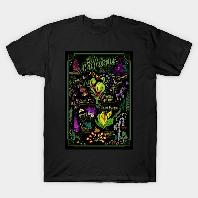 Obscure Plants of California T-Shirt by CattGDesigns